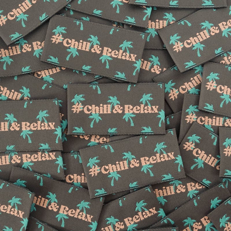 Etiquette à coudre Chill & Relax - Maison Klem