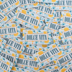 Etiquette Tissée Dolce Vita - Maison Klem