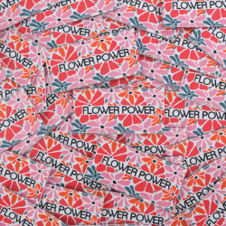 Etiquette à Coudre Flower Power - Maison Klem