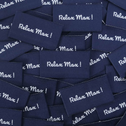 Etiquette Tissée Relax Max -  Maison Klem