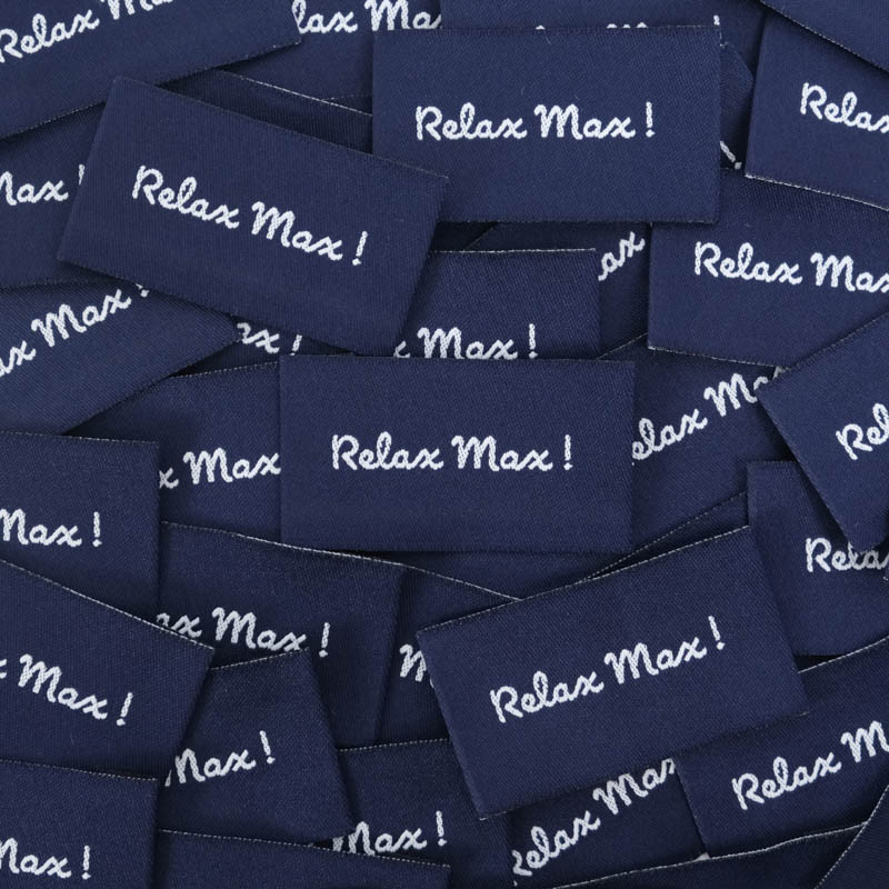 Etiquette Tissée Relax Max -  Maison Klem