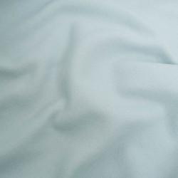 Polaire De Coton Unie Vert D'Eau - Maison Klem