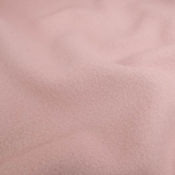 Polaire De Coton Unie Vieux Rose - Maison Klem