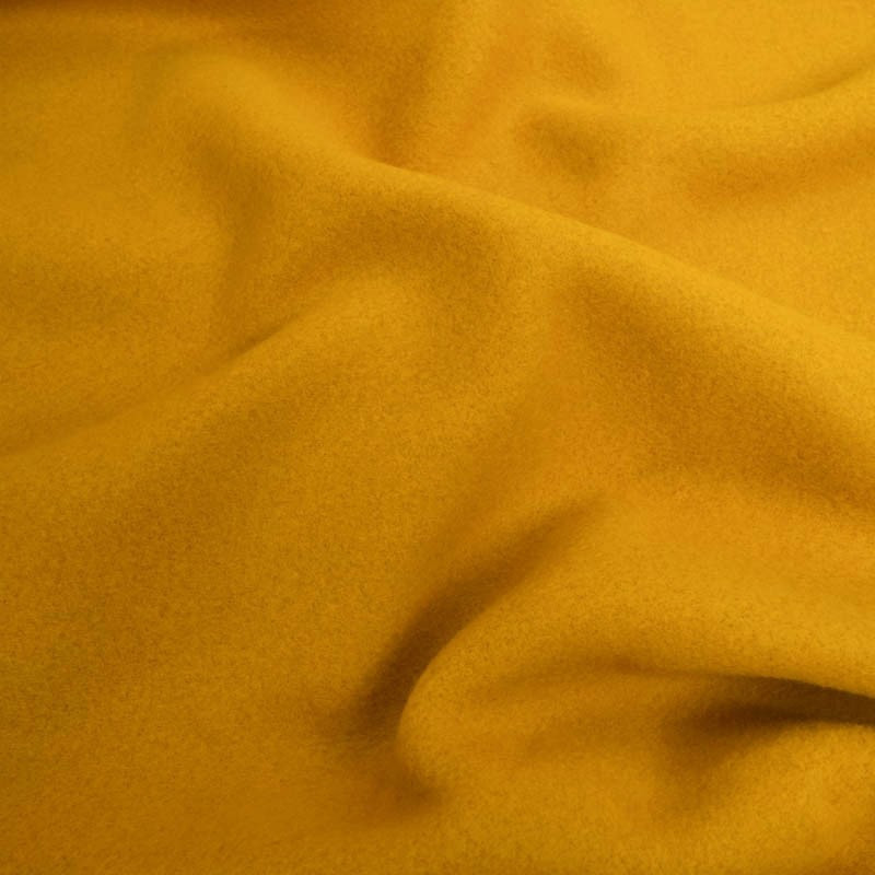 Polaire De Coton Unie Moutarde  - Maison Klem