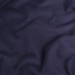 Polaire De Coton Unie Bleu Marine - Maison Klem