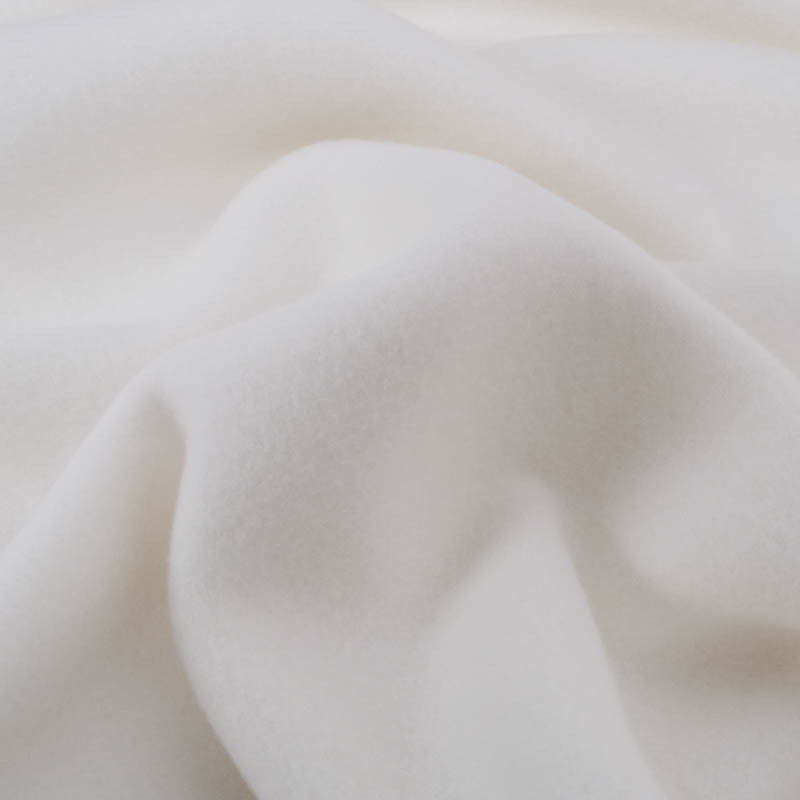 Polaire De Coton Unie Ecrue - Maison Klem