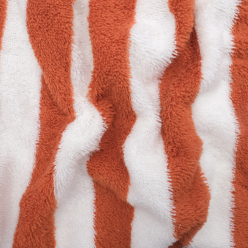 Eponge Rayée Bicolore Terracotta Et Blanc - Maison Klem