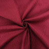 Tissu Velours Côtelé Coton Bordeaux - Maison Klem