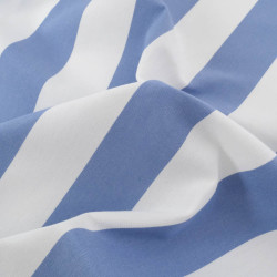 Outdoor Traité Teflon Rayures Bleu Ciel - Maison Klem