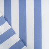 Outdoor Traité Teflon Rayures Bleu Ciel - Maison Klem