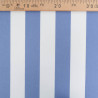 Outdoor Traité Teflon Rayures Bleu Ciel - Maison Klem