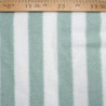 Two-Tone Celadon and White Striped Terry FabricEponge Rayée Bicolore Céladon Et Blanc - Maison Klem