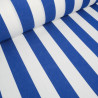 Outdoor Traité Teflon Rayures Bleu Roi - Maison Klem