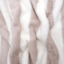 Eponge Rayée Bicolore Lin Et Blanc - Maison Klem