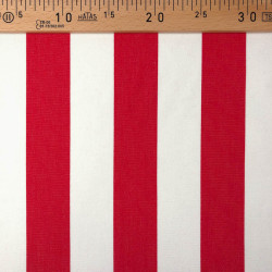 Outdoor Traité Teflon Rayures Rouge Anti Tâches - Maison Klem