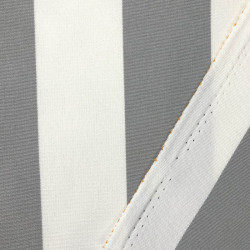 Outdoor Traité Teflon Rayures Gris Anti Tâches - Maison Klem