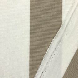 Outdoor Traité Teflon Rayures Taupe Anti Tâches - Maison Klem