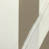 Outdoor Traité Teflon Rayures Taupe Anti Tâches - Maison Klem