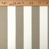Outdoor Traité Teflon Rayures Taupe Anti Tâches - Maison Klem