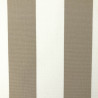 Outdoor Traité Teflon Rayures Taupe Anti Tâches - Maison Klem