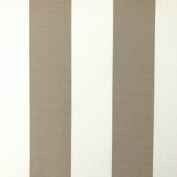 Outdoor Traité Teflon Rayures Taupe Anti Tâches - Maison Klem
