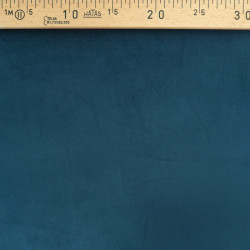 Velours Lisse Epais Bleu Elise - Maison Klem