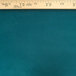 Velours Lisse Epais Pétrole Elise - Maison Klem