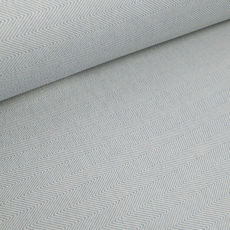 Outdoor Motif Chevron Bleu - Maison Klem