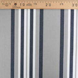 Outdoor Rayures Bleues Et Grises Cancale - Maison Klem