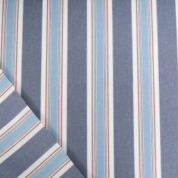 Outdoor Rayures Bleues Et Rouges Deauville - Maison Klem