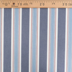 Outdoor Rayures Bleues Et Rouges Deauville - Maison Klem