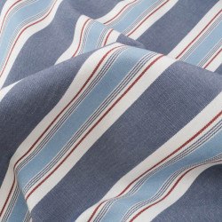 Outdoor Rayures Bleues Et Rouges Deauville - Maison Klem
