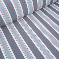 Outdoor Rayures Bleues Et Rouges Deauville - Maison Klem