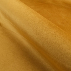 Velours Lisse Epais Moutarde - Maison Klem