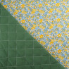 Matelassé Coton Double Face Délice Jaune Vert - Maison Klem