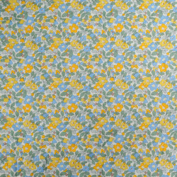 Matelassé Coton Double Face Délice Jaune Vert - Maison Klem