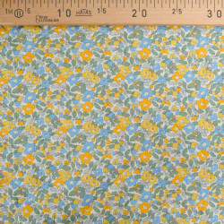 Matelassé Coton Double Face Délice Jaune Vert - Maison Klem