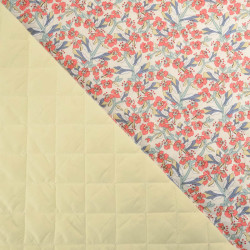 Matelassé Coton Double Face Balade d'Été Jaune Pastel - Maison Klem