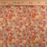 Matelassé Coton Double Face Champêtre Orange Pêche - Maison Klem
