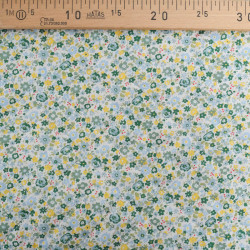 Matelassé Coton Double Face Champ d'Été Jaune - Maison Klem