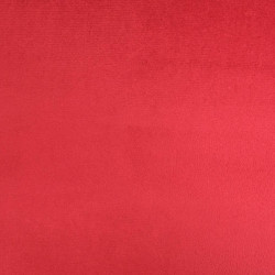 Velours Lisse Epais Rouge Foncé Elise - Maison Klem