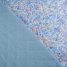 Matelassé Coton Double Floralie Bleu - Maison Klem