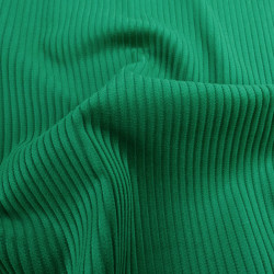 Tissu Velours Côtelé Coton Basilic Basile - Maison Klem