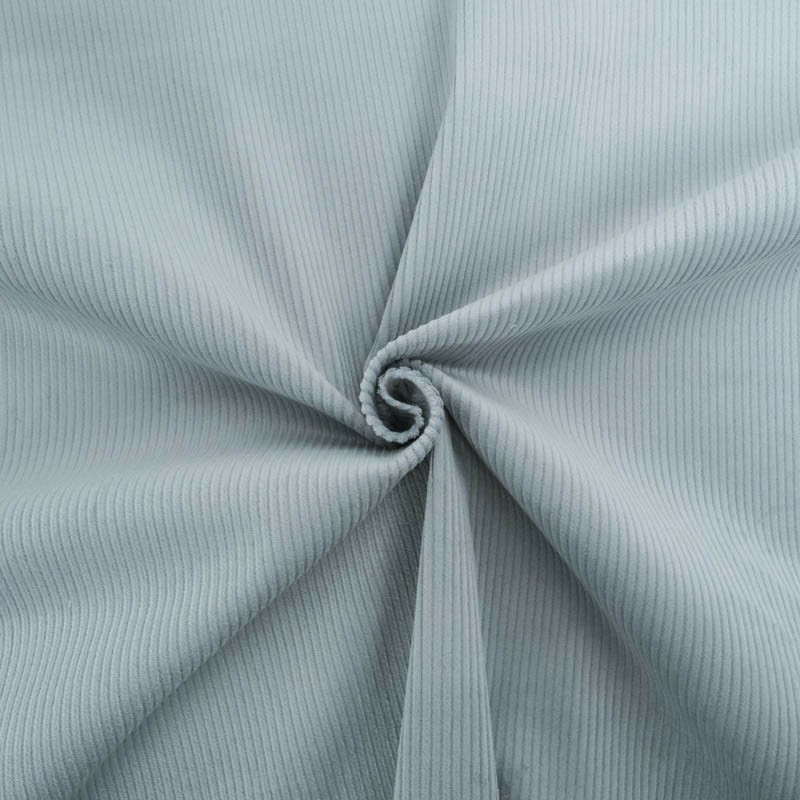 Tissu Velours Côtelé Stretch Céladon Mira - Maison Klem