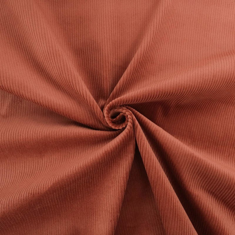 Tissu Velours Côtelé Stretch Sienne Mira - Maison Klem