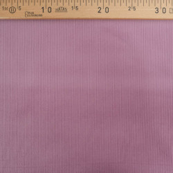 Tissu Velours Côtelé Stretch Mauve Mira - Maison Klem