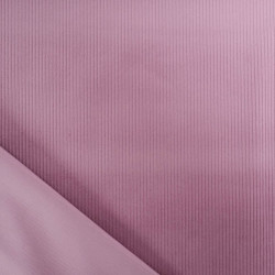 Tissu Velours Côtelé Stretch Mauve Mira - Maison Klem