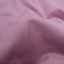 Tissu Velours Côtelé Stretch Mauve Mira - Maison Klem