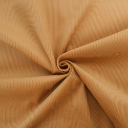 Tissu Velours Côtelé Stretch Miel Mira - Maison Klem