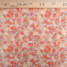Tissu Coton Fleuri Orange - Maison Klem